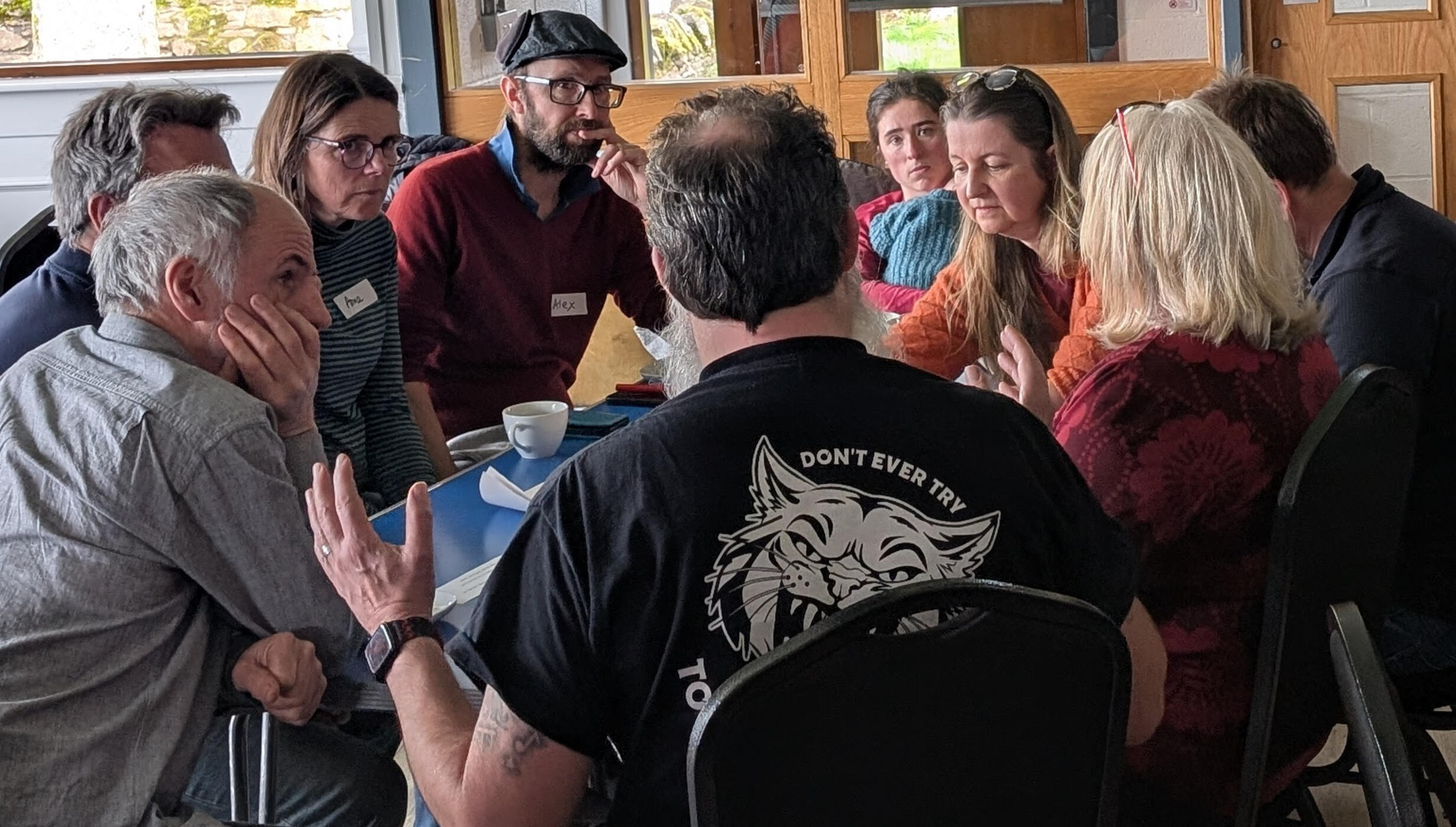 Natasha Houchin, Killearn Community Council; facilitating energy discussion